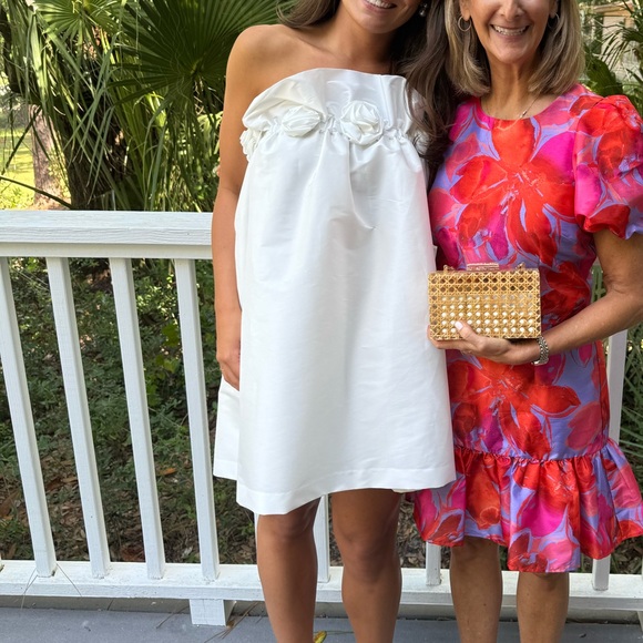 Bernadette white strapless dress - Picture 6 of 6